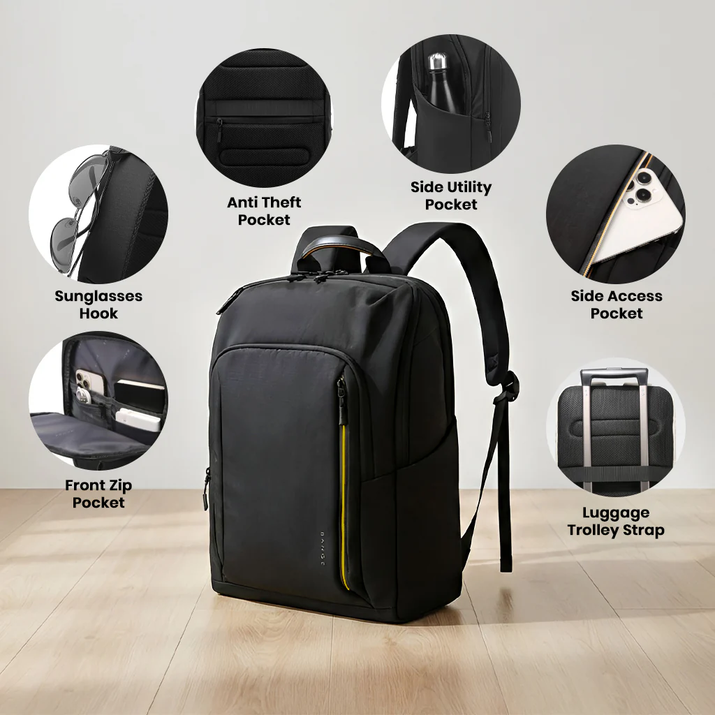 BANGE – 7856 Laptop Bag 24L Large Capacity Waterproof Travel Backpack - Image 6