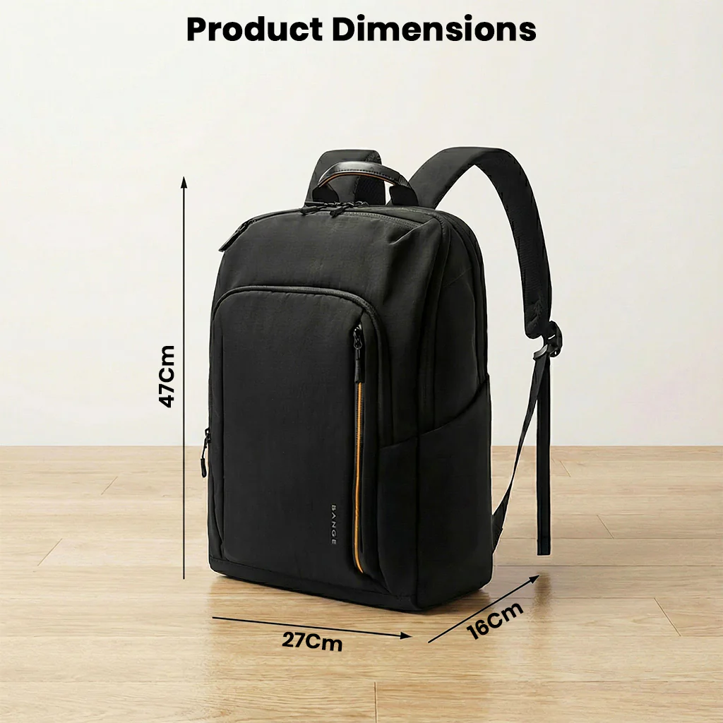 BANGE – 7856 Laptop Bag 24L Large Capacity Waterproof Travel Backpack - Image 7