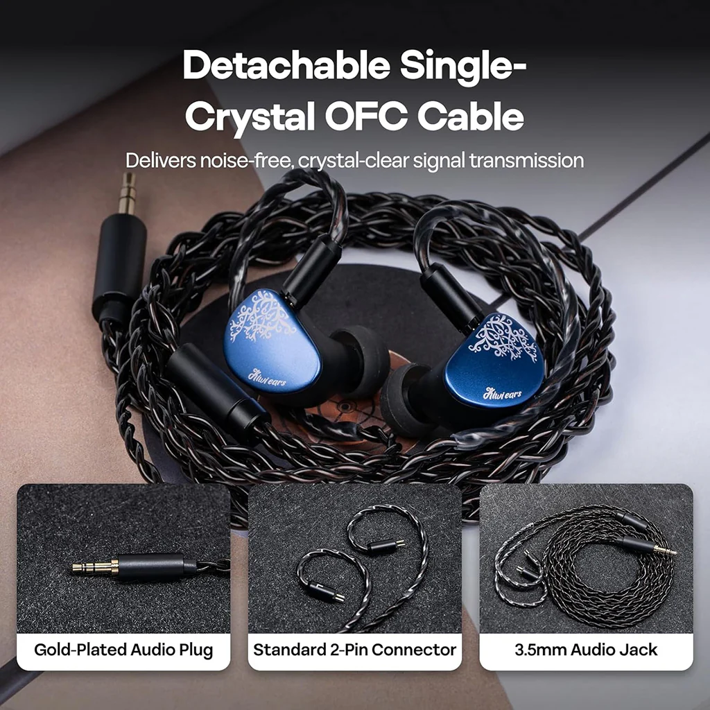 Kiwi Ears - Cadenza II 10mm Titanium-Coated PET DD In-Ear Monitor - Image 7